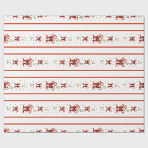 Kerstkrans Inpakpapier
