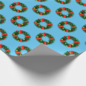 Kerstkrans inpakpapier Kerstinpakpapier (Hoek)