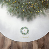 Kerstkrans "Joy" familie monogram Kerstboom Rok
