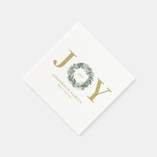 Kerstkrans "Joy" Servet (Hoek)