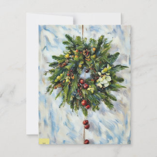 Kerstkrans kaart