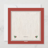Kerstkrans kaart (Achterkant)
