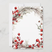 Kerstkrans kaart (Achterkant)