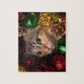 Kerstkrans Kat (110 Stuk) Jig Saw Puzzel (Verticaal)