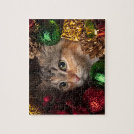 Kerstkrans Kat (110 Stuk) Jig Saw Puzzel