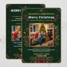Kerstkrans Kerst Foto Kaart