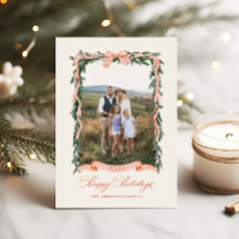 Kerstkrans Kerst Foto Kaart