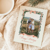 Kerstkrans Kerst Foto Kaart
