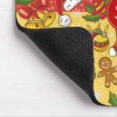 Kerstkrans, Kerstballen, Kerstmuts van Sinterklaas Muismat (Hoek)