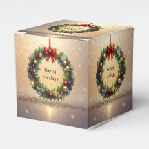 Kerstkrans Kerstcadeau Doos