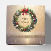 Kerstkrans Kerstcadeau Doos Bedankdoosjes (Bovenkant)