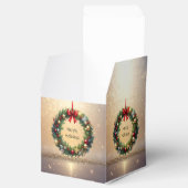Kerstkrans Kerstcadeau Doos Bedankdoosjes (Geopend)