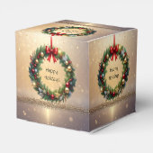 Kerstkrans Kerstcadeau Doos Bedankdoosjes (Achterkant)
