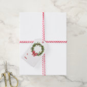 Kerstkrans Kerstcadeautag Cadeaulabel (Met Touw)