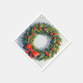 Kerstkrans Kerstfeest Schilderen Servet (Hoek)