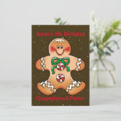 Kerstkrans Kerstfeest Uitnodigingen (Staand voorkant)