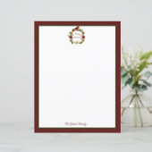 Kerstkrans Kerststationery (Staand voorkant)