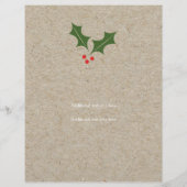 Kerstkrans Kerstvakantie Evenement Flyer Poster (Achterkant)
