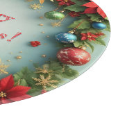 Kerstkrans Keukendecoratie Cadeaubord Snijplank (Hoek)