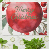 Kerstkrans Keukenhanddoek (Gevouwen)