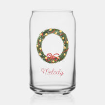 Kerstkrans Kinder gepersonaliseerde melk