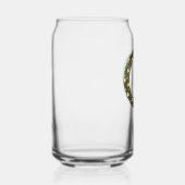 Kerstkrans Kinder gepersonaliseerde melk Blikvorm Glas (Rechts)