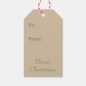 Kerstkrans Koekjes Kerstcadeau Labels Cadeaulabel (Voorkant)