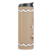 Kerstkrans Koffiebeker Thermosbeker (Gedraaid links)