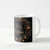 Kerstkrans Koffiemok (Voorkant rechts)