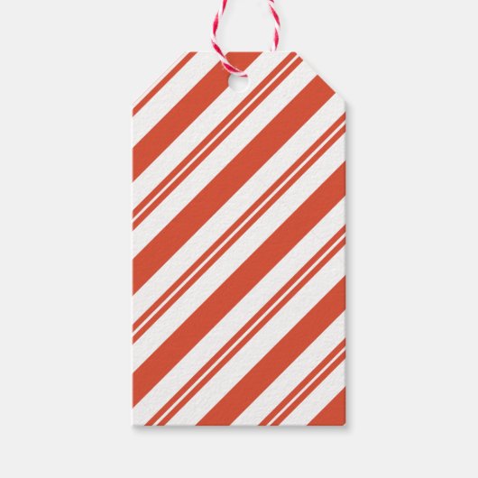 Kerstkrans Koor Diagonale Cadeaubijsluiter Cadeaulabel (Voorkant)