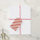 Kerstkrans Koor Diagonale Cadeaubijsluiter Cadeaulabel (Met Touw)