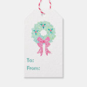 Kerstkrans Labels van Sue Weidlich Cadeaulabel (Voorkant)