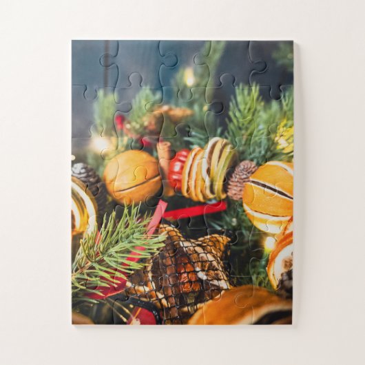 Kerstkrans Legpuzzel (Verticaal)