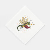 Kerstkrans libel servet (Hoek)