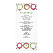 Kerstkrans Making Holiday Party Menu (Voorkant)