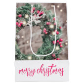 Kerstkrans Medium Cadeauzakje (Achterkant)