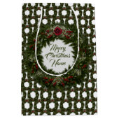 Kerstkrans Medium Cadeauzakje (Voorkant)