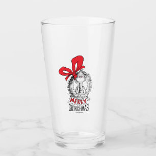 Kerstkrans Merry Grinchmas Grinch Glas