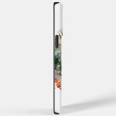 Kerstkrans met Bull Terrier Festieve Pup Case-Mate iPhone Case (Achterkant / Rechts)