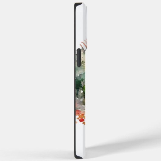 Kerstkrans met Bull Terrier Festieve Pup  Case-Mate iPhone Case (Achterkant / Rechts)