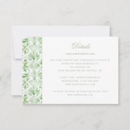 Kerstkrans met Candy Cane Bow Details Bedankkaart