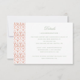 Kerstkrans met Candy Cane Bow Details Bedankkaart