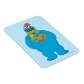 Kerstkrans met Cookie Monster uit het verleden Magneet (Rechterzijde)