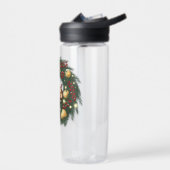 Kerstkrans met dennentakken waterfles (Links)