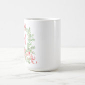 Kerstkrans met monogram koffiemok (Center)
