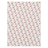 Kerstkrans, met rode bloemen en bessen tafelkleed (Voorkant)