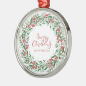 Kerstkrans Metalen Ornament (Links)