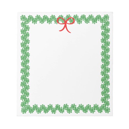 Kerstkrans Notitieblok (Voorkant)