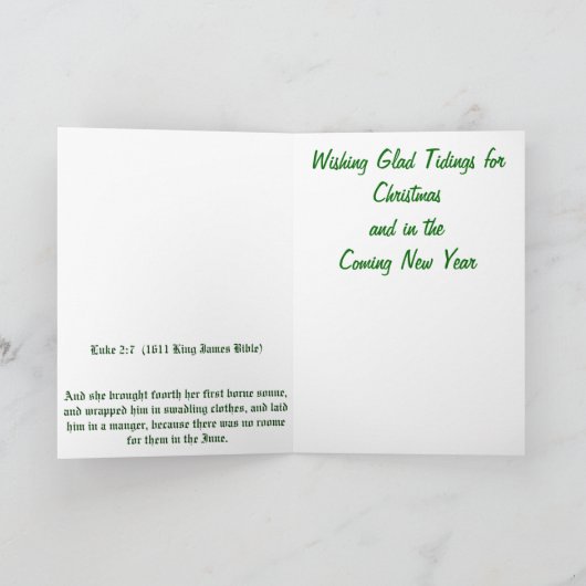 Kerstkrans op oude bouwschets feestdagen kaart (Binnen)