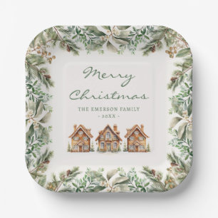 Kerstkrans Papieren Bordje